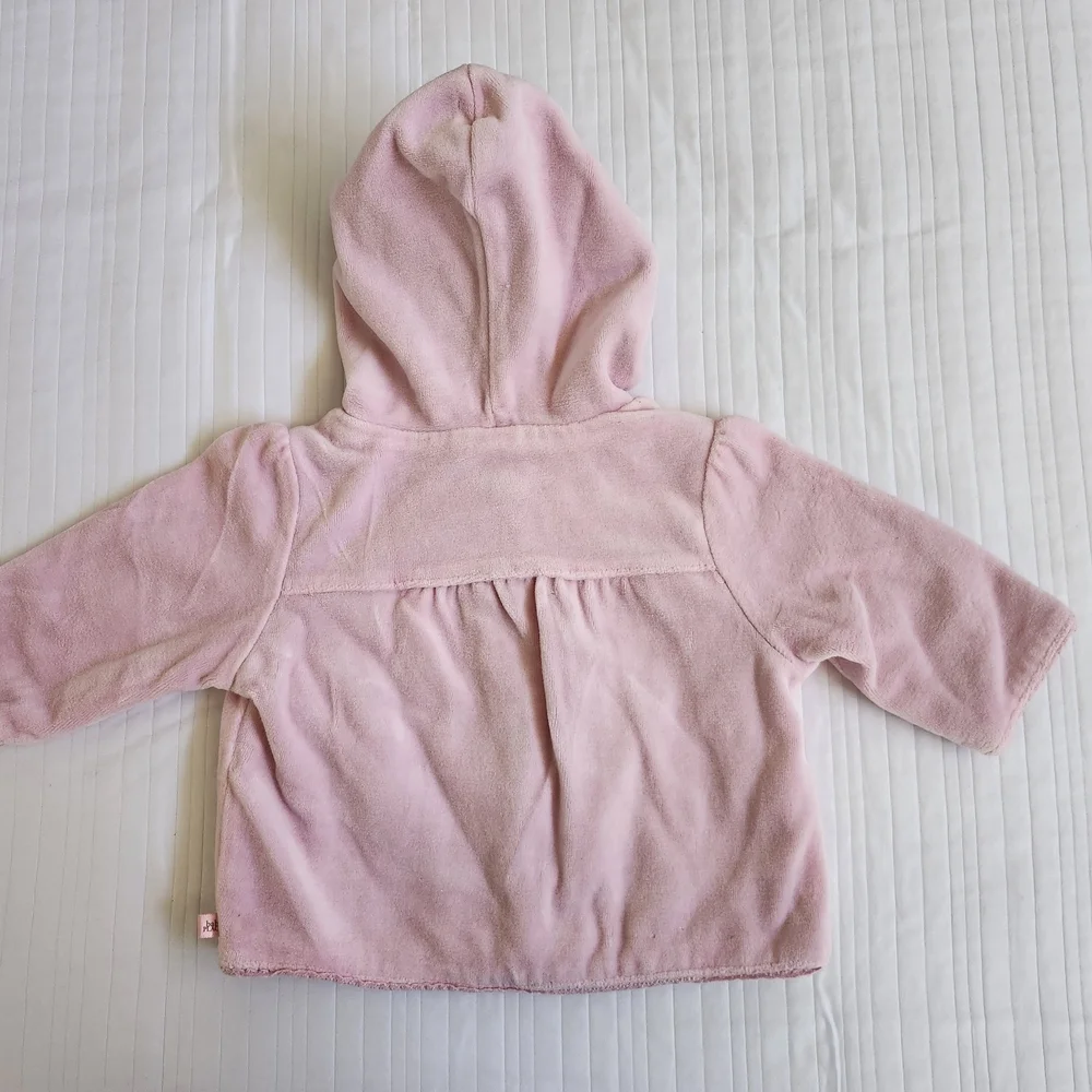 The Children's Place Pink Striped Baby Jacket